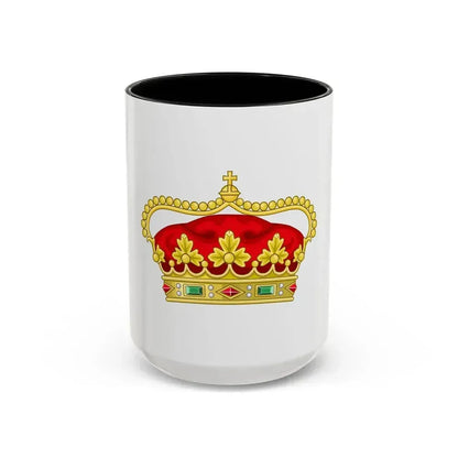 Crown of the Prince of Beira - Accent Coffee Mug 15oz Black - Go Mug Yourself