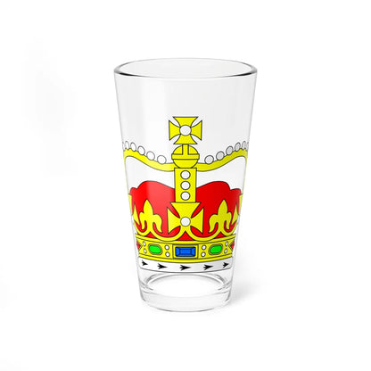 Crown SaintEdward Simplified (United Kingdom) (Coat of Arms) Pint Glass 16oz 16oz - Go Mug Yourself