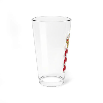 Crowned coat of arms of Monaco (Monaco) (Coat of Arms) Pint Glass 16oz - Go Mug Yourself