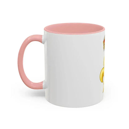 Crowned Fleur de lys (Tudor Crown) - Accent Coffee Mug - Go Mug Yourself