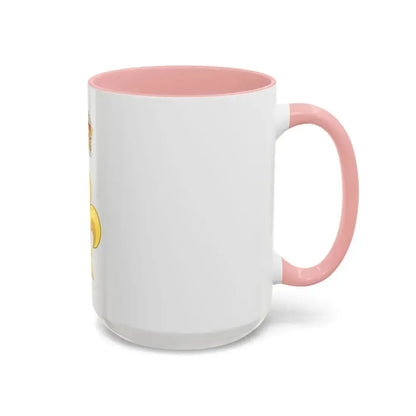 Crowned Fleur de lys (Tudor Crown) - Accent Coffee Mug - Go Mug Yourself