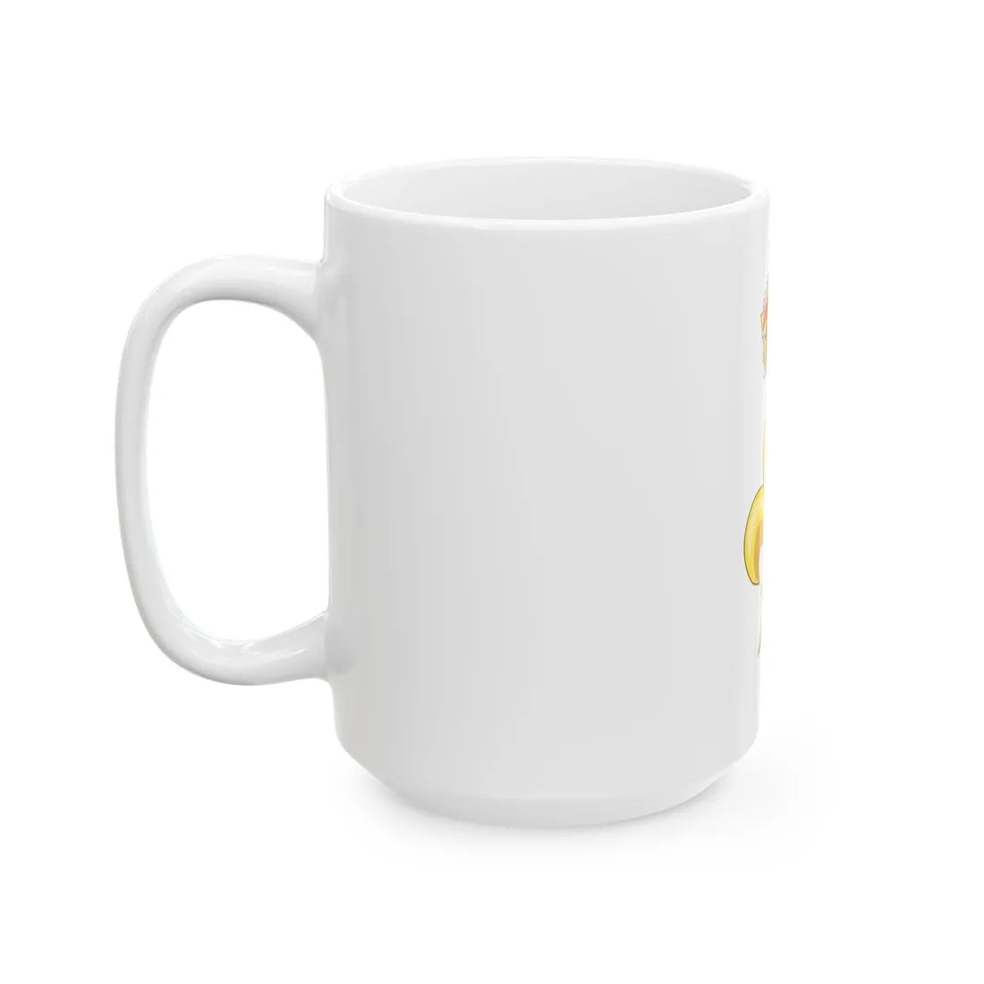 Crowned Fleur de lys (Tudor Crown) - White Coffee Mug - Go Mug Yourself