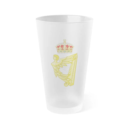 Crowned Harp (Tudor Crown) - Frosted Pint Glass 16oz-16oz-Frosted-Go Mug Yourself