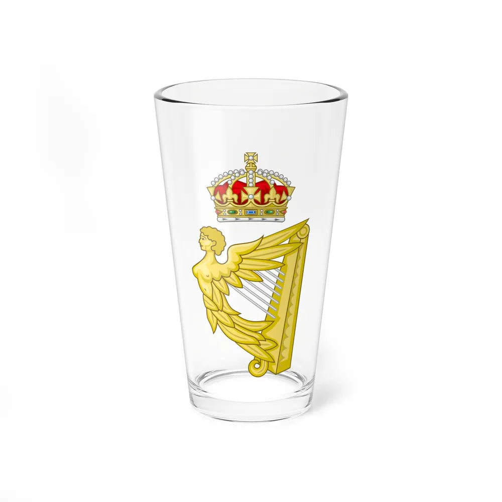 Crowned Harp (Tudor Crown) - Pint Glass 16oz-16oz-Go Mug Yourself