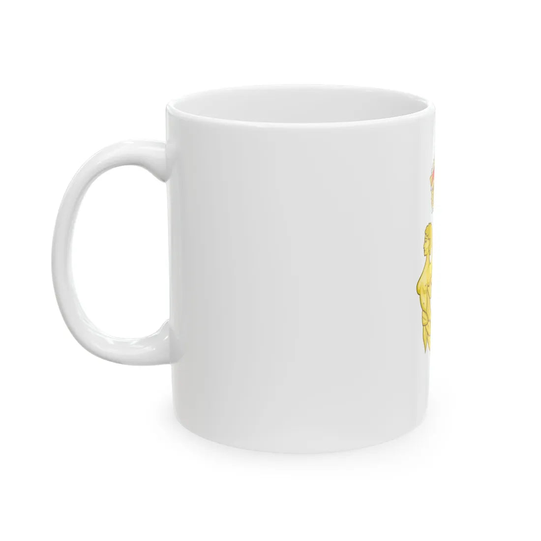 Crowned Harp (Tudor Crown) - White Coffee Mug - Go Mug Yourself