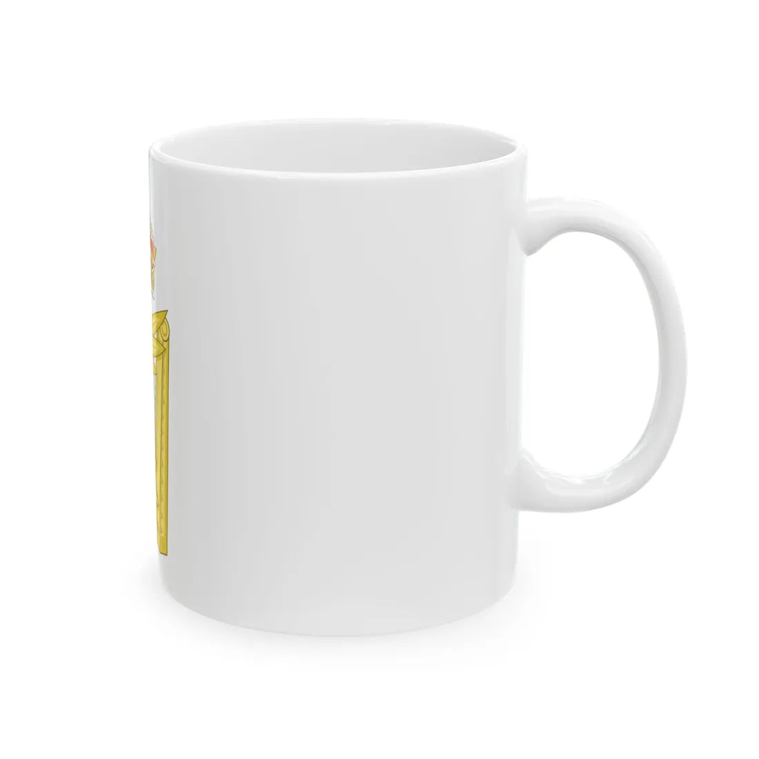 Crowned Harp (Tudor Crown) - White Coffee Mug - Go Mug Yourself