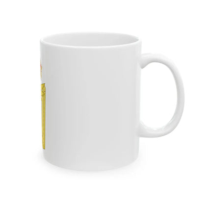 Crowned Harp (Tudor Crown) - White Coffee Mug - Go Mug Yourself