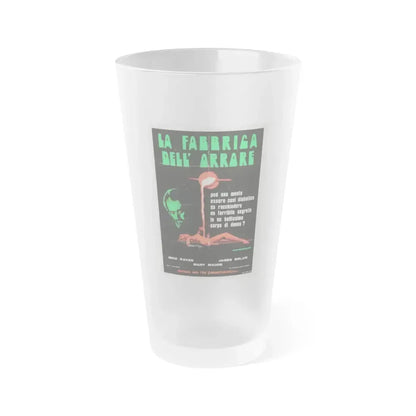 CRUCIBLE OF TERROR 1971 Movie Poster - Frosted Pint Glass 16oz Default Title - Go Mug Yourself