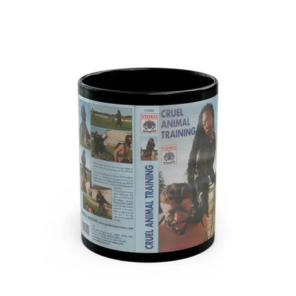 CRUEL ANIMAL TRAINING VIDEO (VHS COVER) - Black Coffee Mug 11oz - Go Mug Yourself