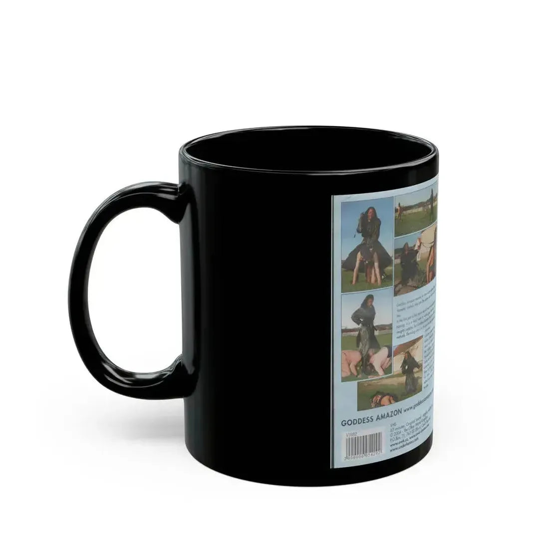 CRUEL ANIMAL TRAINING VIDEO (VHS COVER) - Black Coffee Mug - Go Mug Yourself