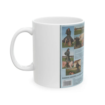 CRUEL ANIMAL TRAINING VIDEO (VHS COVER) - White Coffee Mug-Go Mug Yourself