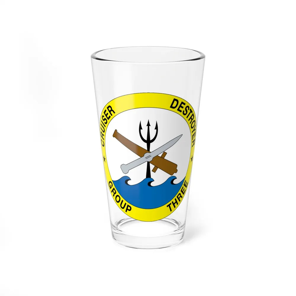 Cruise Destroyer Group Three (U.S. Navy) Pint Glass 16oz-16oz-Go Mug Yourself