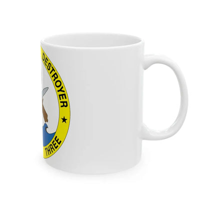 Cruise Destroyer Group Three (U.S. Navy) White Coffee Mug-Go Mug Yourself