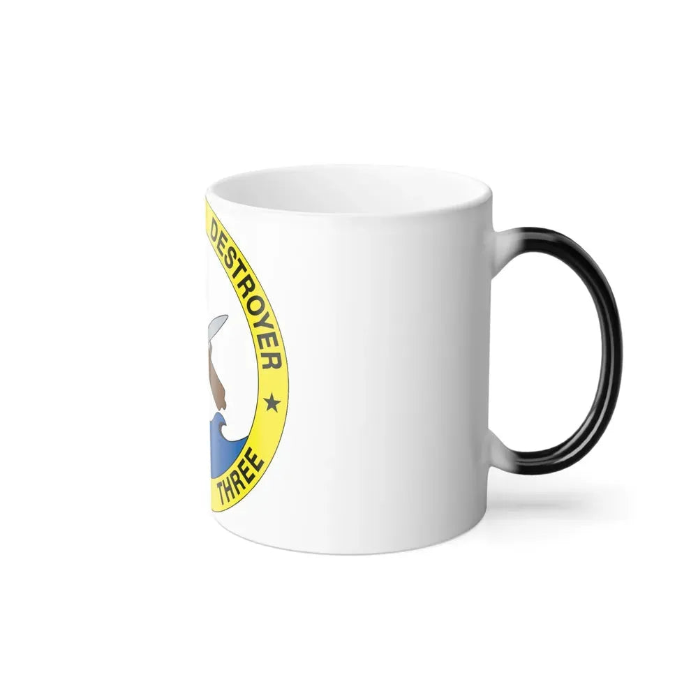 Cruise Destroyer Group Three (U.S. Navy) Color Changing Mug 11oz - Go Mug Yourself
