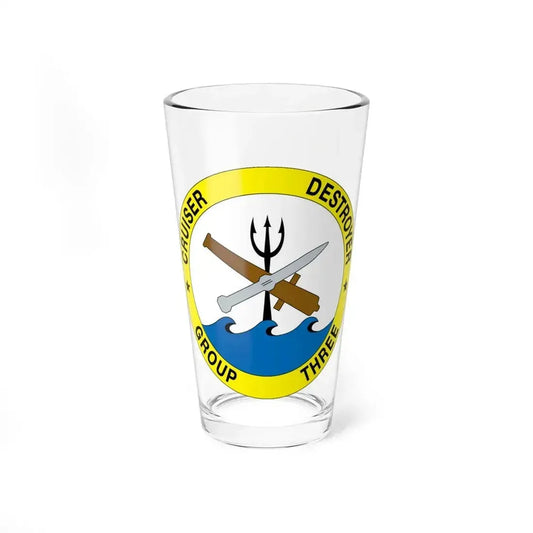 Cruise Destroyer Group Three (U.S. Navy) Pint Glass 16oz 16oz - Go Mug Yourself