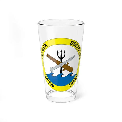 Cruise Destroyer Group Three (U.S. Navy) Pint Glass 16oz - Go Mug Yourself