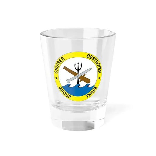 Cruise Destroyer Group Three (U.S. Navy) Shot Glass 1.5oz 1.5oz - Go Mug Yourself