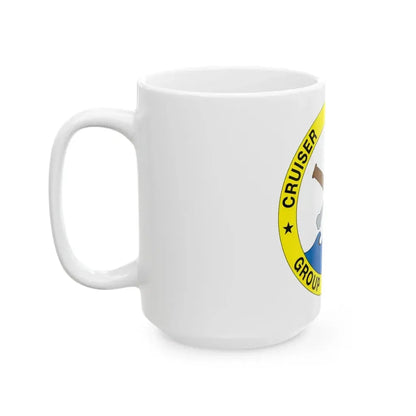 Cruise Destroyer Group Three (U.S. Navy) White Coffee Mug - Go Mug Yourself