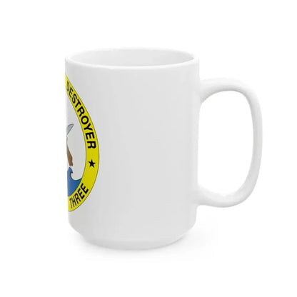 Cruise Destroyer Group Three (U.S. Navy) White Coffee Mug - Go Mug Yourself