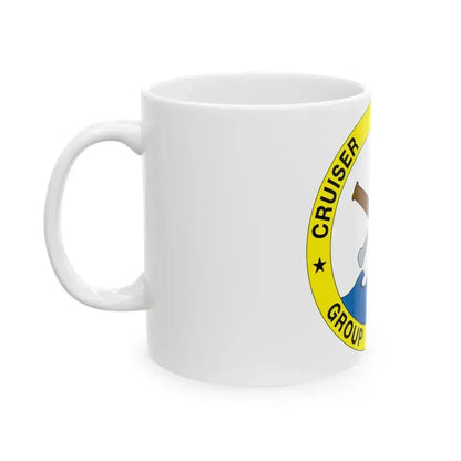 Cruise Destroyer Group Three (U.S. Navy) White Coffee Mug - Go Mug Yourself