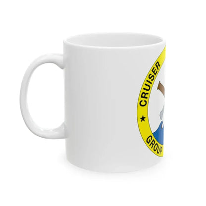 Cruise Destroyer Group Three (U.S. Navy) White Coffee Mug - Go Mug Yourself