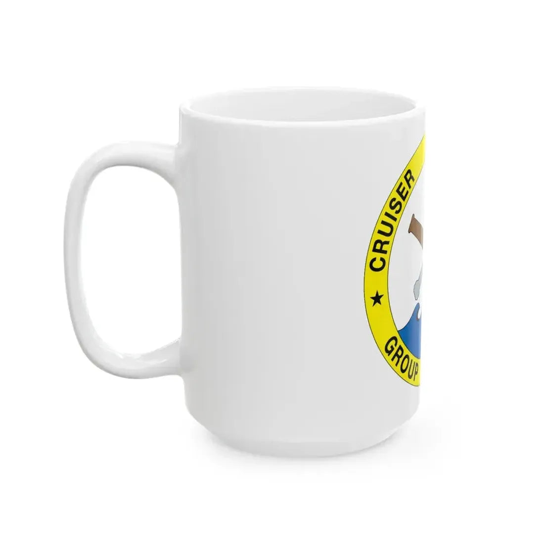 Cruise Destroyer Group Three (U.S. Navy) White Coffee Mug - Go Mug Yourself
