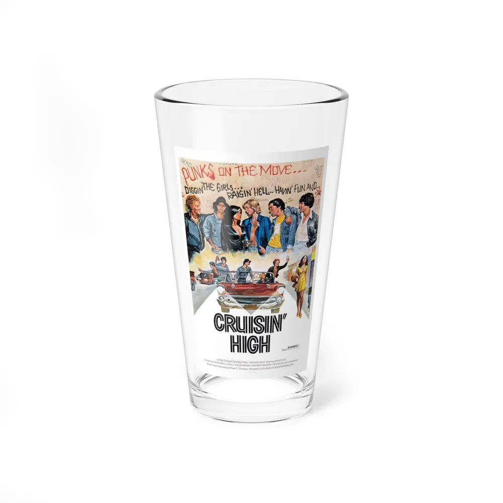 CRUISIN' HIGH (CAT MURKIL AND THE SILKS) 1976 Movie Poster - Pint Glass 16oz-16oz-Go Mug Yourself