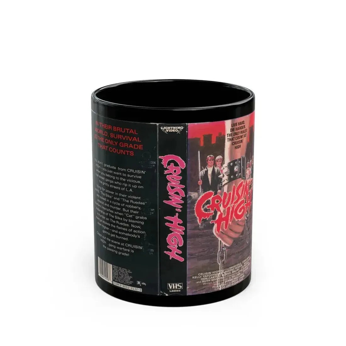 CRUISIN HIGH (VHS COVER) - Black Coffee Mug 11oz - Go Mug Yourself