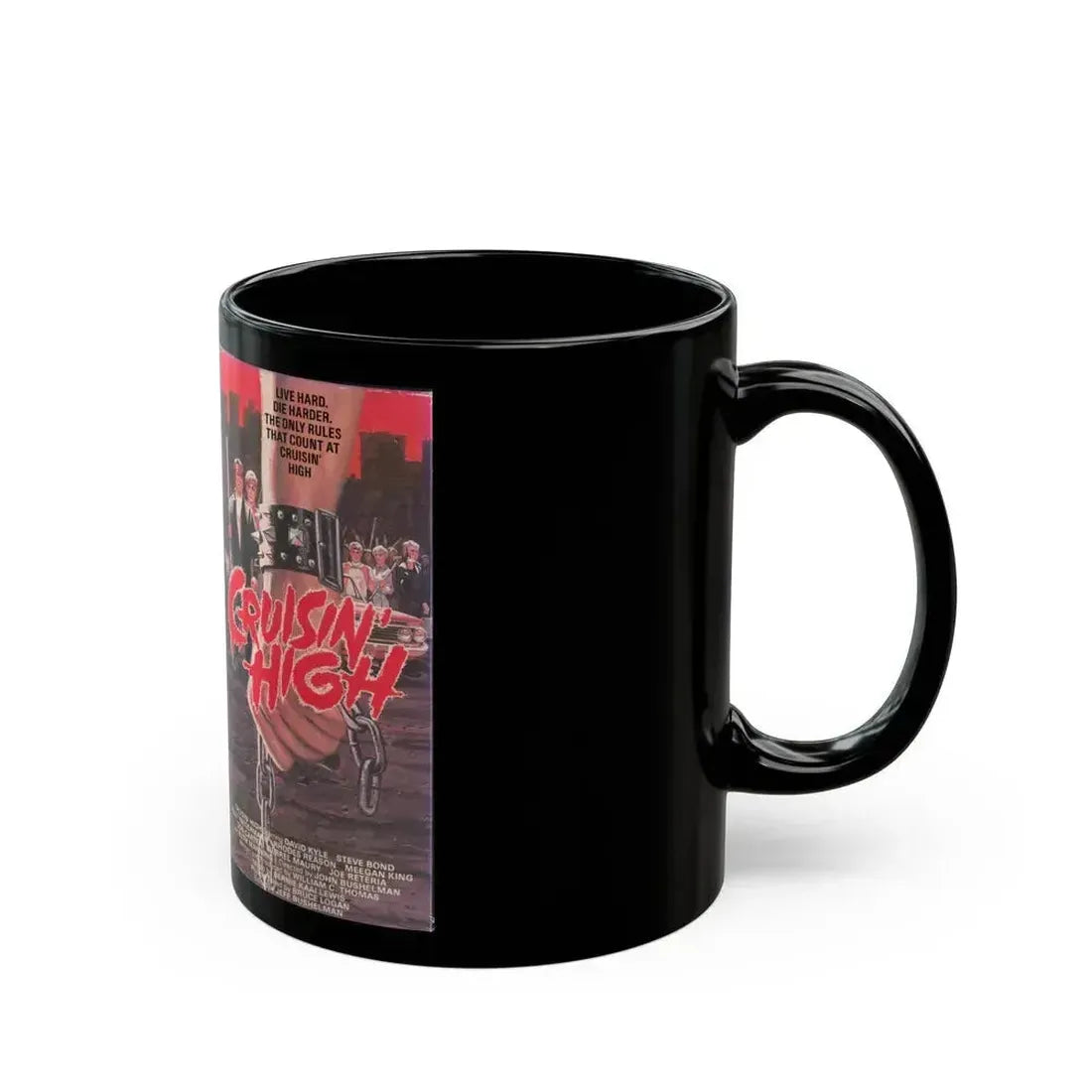 CRUISIN HIGH (VHS COVER) - Black Coffee Mug - Go Mug Yourself