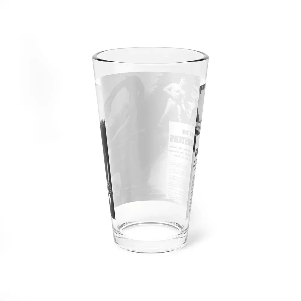 Crushed by the Congo Monster, Man's Daring, December 1960 - Pint Glass 16oz - Go Mug Yourself