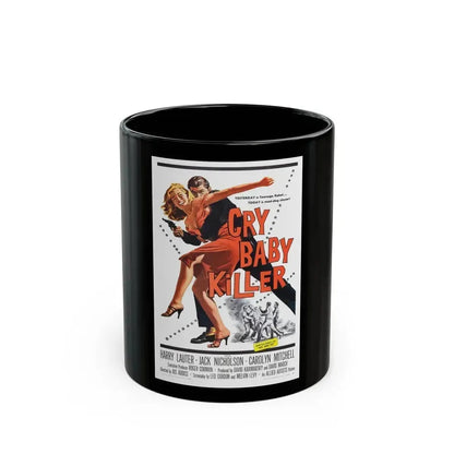 CRY BABY KILLER 1958 Movie Poster - Black Coffee Mug 11oz - Go Mug Yourself