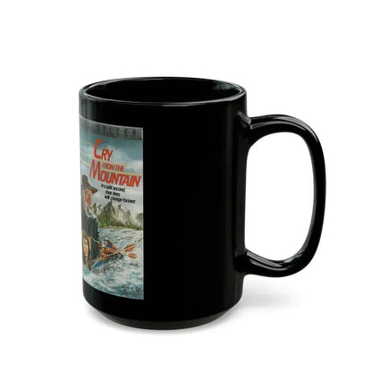 CRY FROM THE MOUNTAIN (VHS COVER) - Black Coffee Mug - Go Mug Yourself