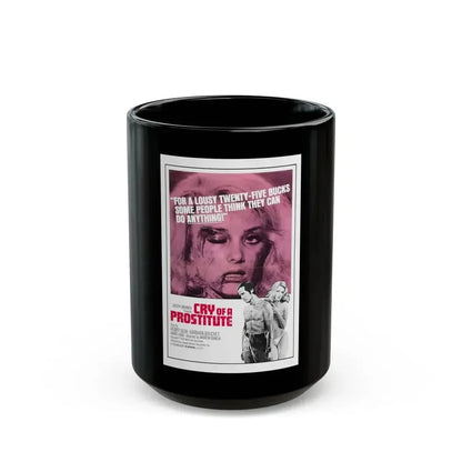 CRY OF A PROSTITUTE 1974 Movie Poster - Black Coffee Mug 15oz - Go Mug Yourself