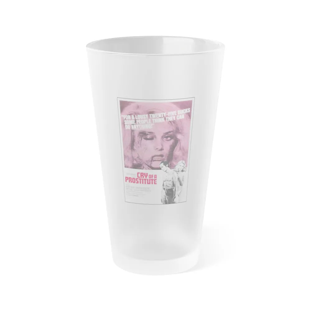 CRY OF A PROSTITUTE 1974 Movie Poster - Frosted Pint Glass 16oz-16oz-Frosted-Go Mug Yourself