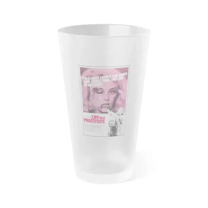 CRY OF A PROSTITUTE 1974 Movie Poster - Frosted Pint Glass 16oz 16oz Frosted - Go Mug Yourself