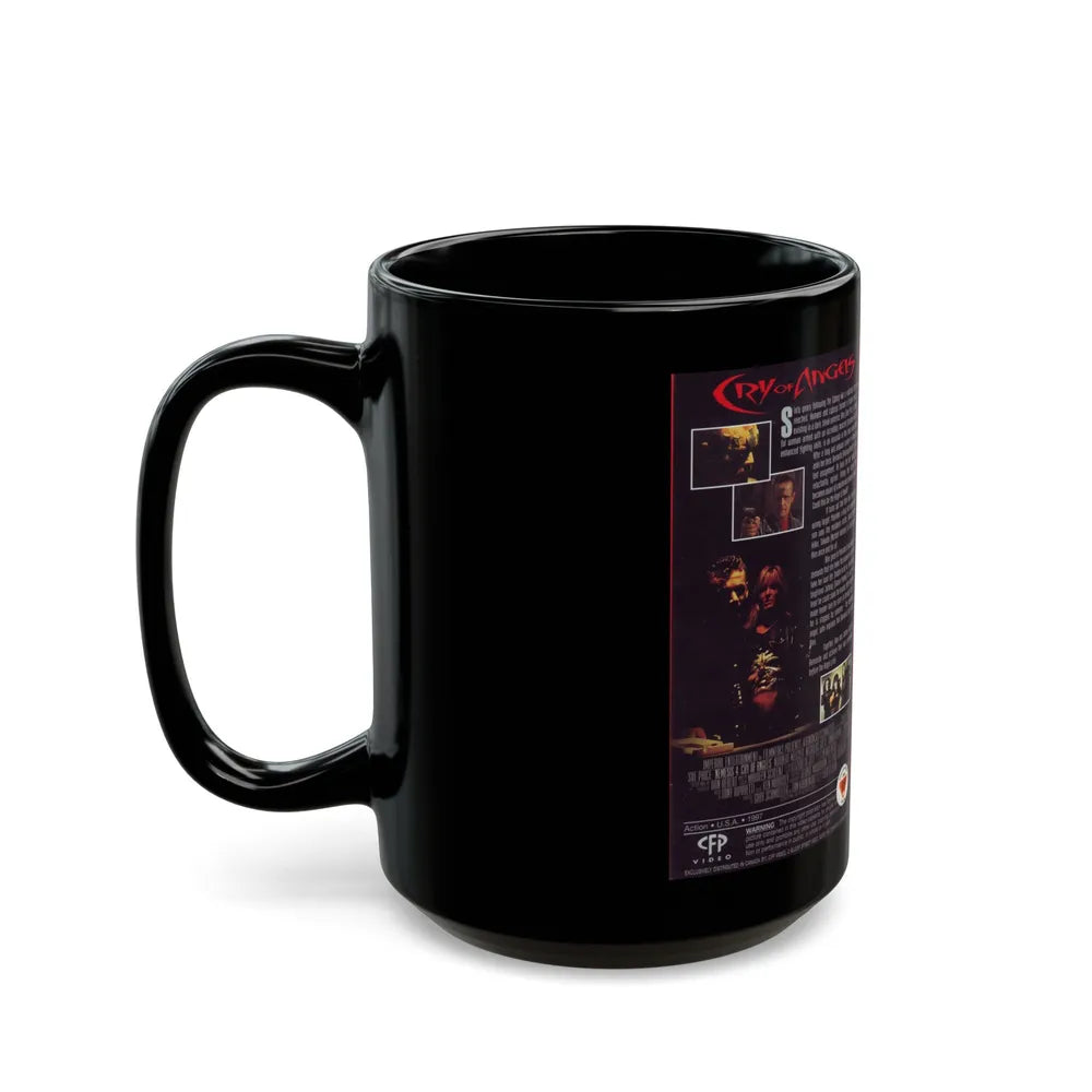 CRY OF ANGELS (VHS COVER) - Black Coffee Mug-Go Mug Yourself