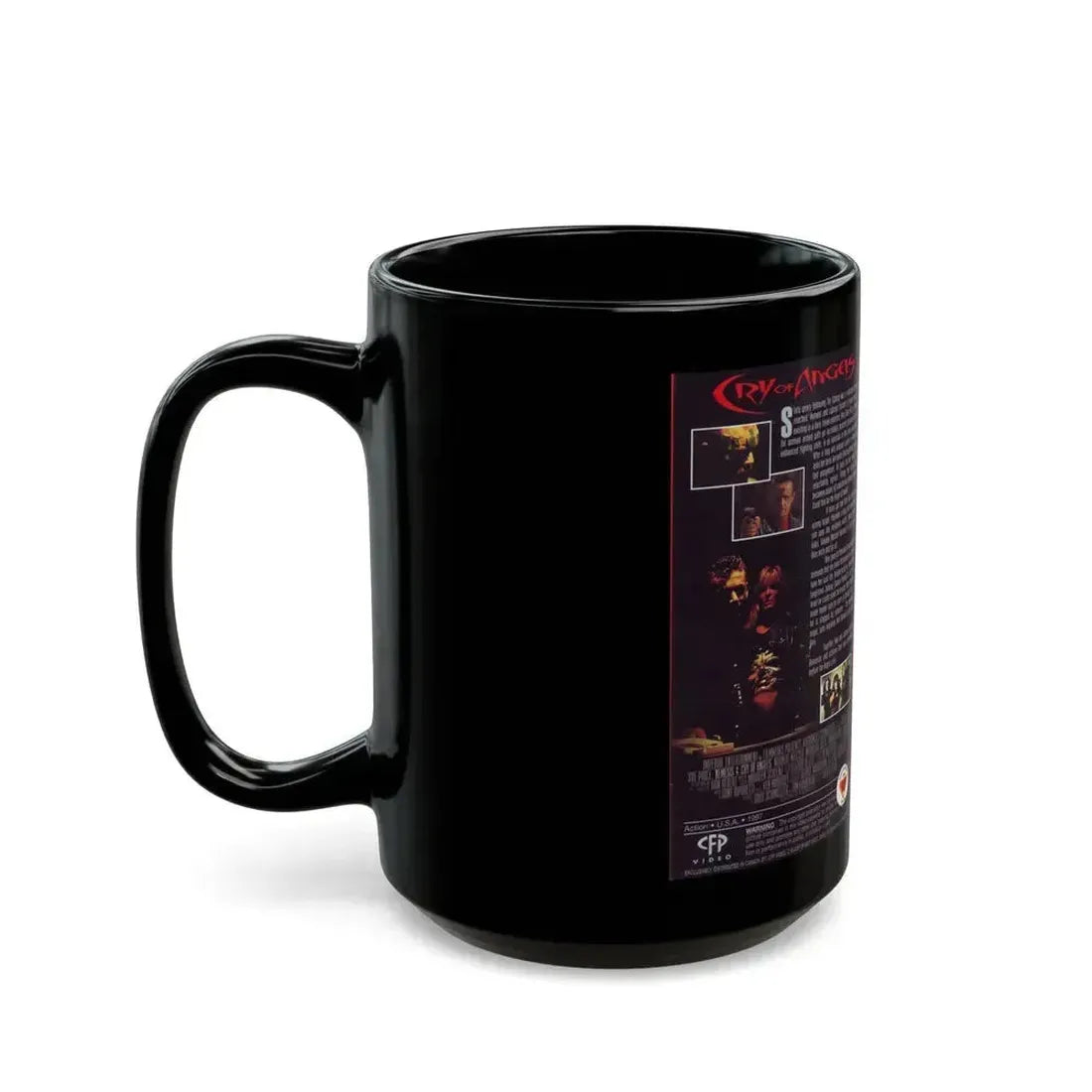 CRY OF ANGELS (VHS COVER) - Black Coffee Mug - Go Mug Yourself