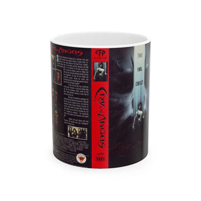 CRY OF ANGELS (VHS COVER) - White Coffee Mug-11oz-Go Mug Yourself