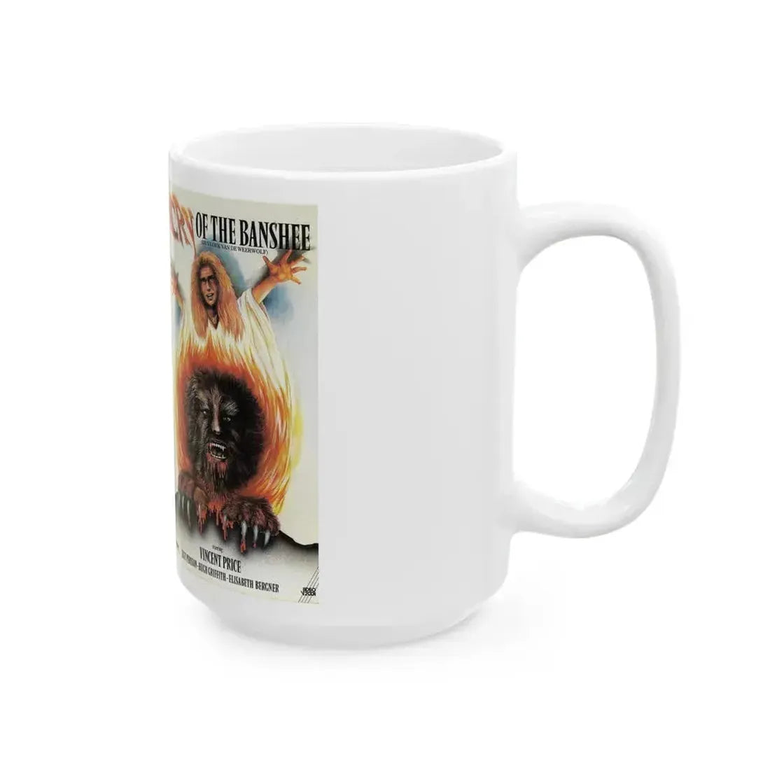 CRY OF THE BANSHEE (VHS COVER) - White Coffee Mug - Go Mug Yourself