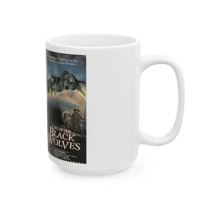 CRY OF THE BLACK WOLVES (VHS COVER) - White Coffee Mug-Go Mug Yourself