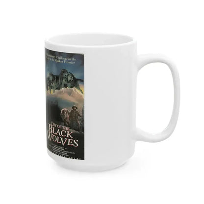 CRY OF THE BLACK WOLVES (VHS COVER) - White Coffee Mug - Go Mug Yourself