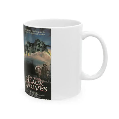 CRY OF THE BLACK WOLVES (VHS COVER) - White Coffee Mug - Go Mug Yourself