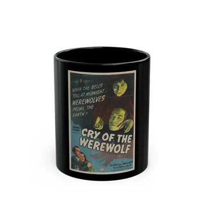 CRY OF THE WEREWOLF 1944 Movie Poster - Black Coffee Mug 11oz - Go Mug Yourself