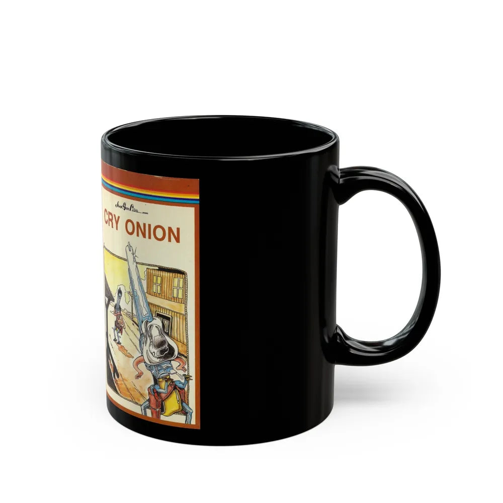 CRY ONION (VHS COVER) - Black Coffee Mug-Go Mug Yourself