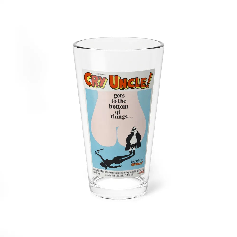 CRY UNCLE! 1971 Movie Poster - Pint Glass 16oz-16oz-Go Mug Yourself