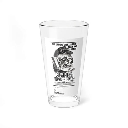 CRYPT OF THE LIVING DEAD (HANNAH QUEEN OF THE VAMPIRES) 1973 Movie Poster - Pint Glass 16oz-16oz-Go Mug Yourself