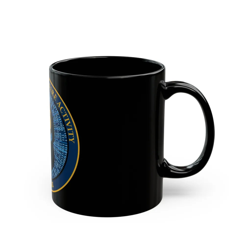 Cryptologic Warfare Activity 66 (U.S. Navy) Black Coffee Mug-Go Mug Yourself