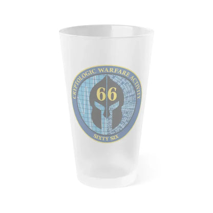 Cryptologic Warfare Activity 66 (U.S. Navy) Frosted Pint Glass 16oz Default Title - Go Mug Yourself