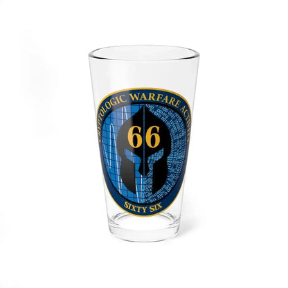 Cryptologic Warfare Activity 66 (U.S. Navy) Pint Glass 16oz 16oz - Go Mug Yourself
