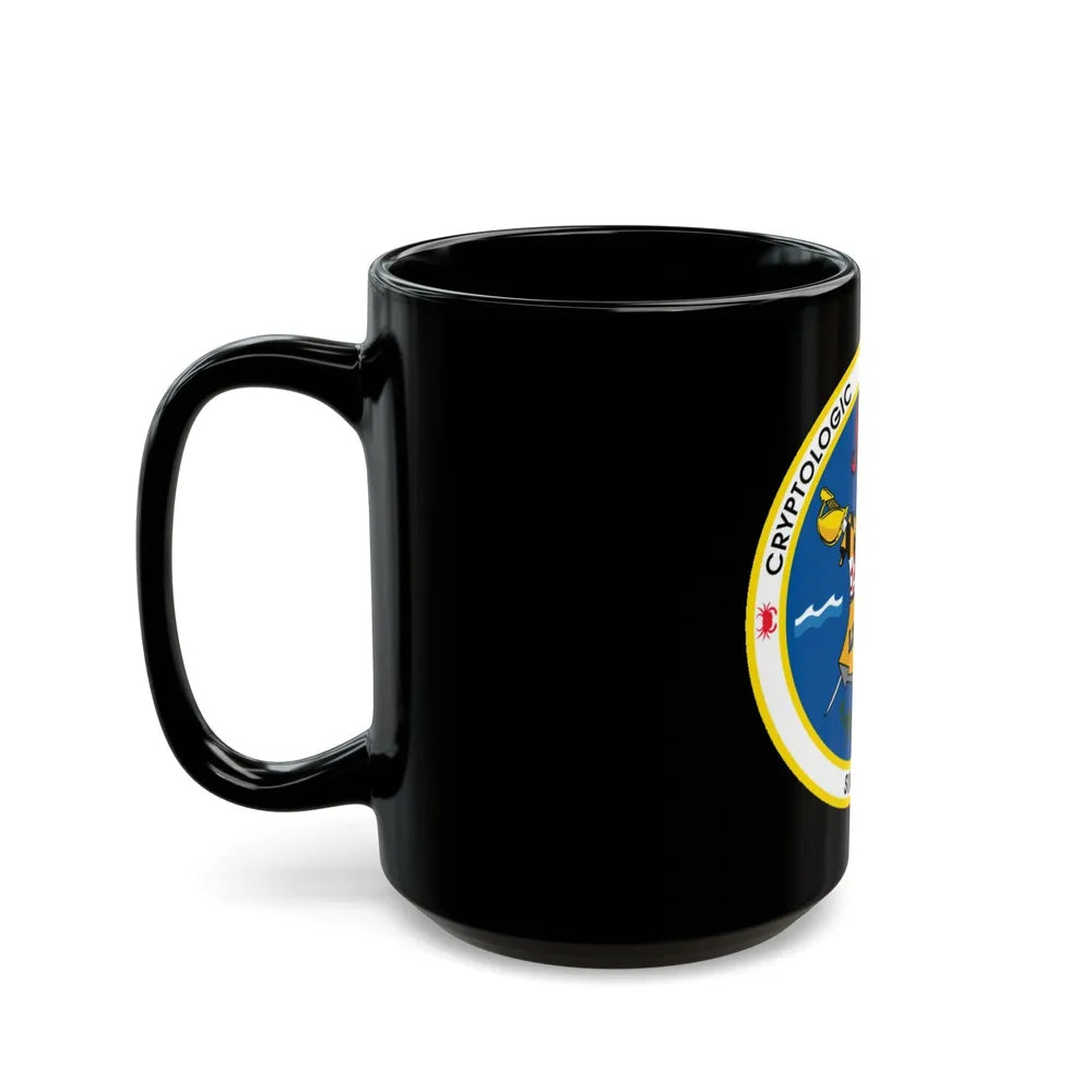 Cryptologic Warfare Activity Sixty Five (U.S. Navy) Black Coffee Mug-Go Mug Yourself